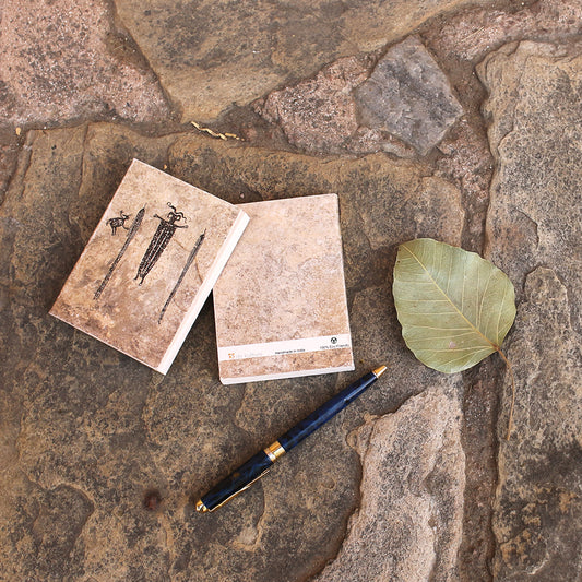 古代オーストラリアの洞窟壁画ポケットダイアリー 2 枚セット