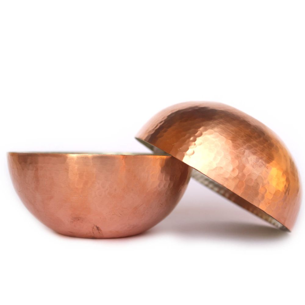 キッチン用の銅製ボウル