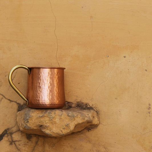 ハンドル付き銅製モスクワマグ